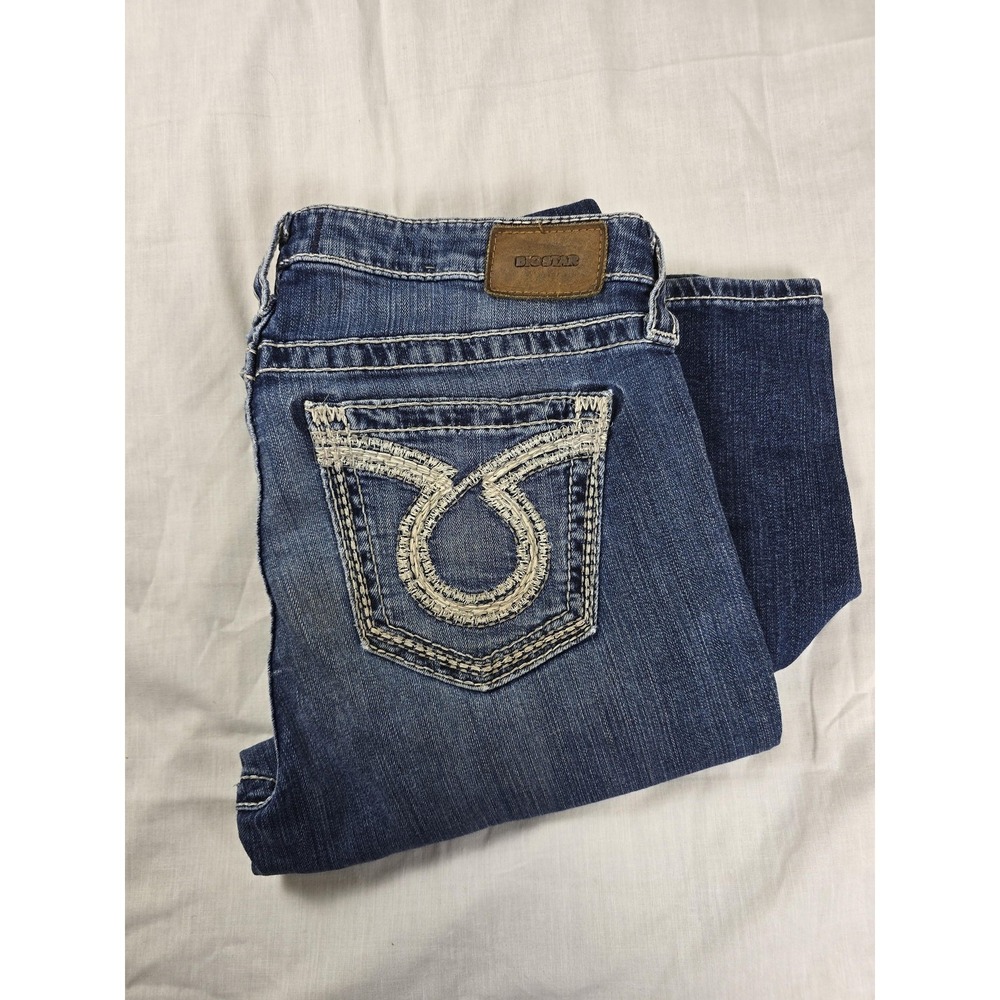 Big Star Jeans Womens‎ 30XL Blue New Hazel Boot Bootcut Embroidered Denim
